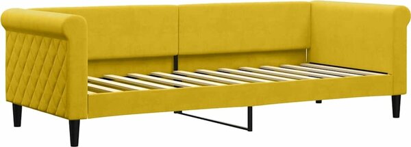 VidaXL Válenda s přistýlkou a zásuvkami 80 x 200 cm samet [3197836] Barva: světle šedá