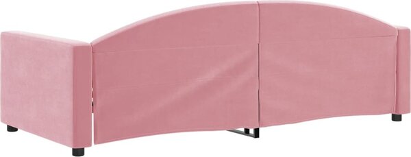 VidaXL Válenda 90 x 200 cm samet [354139] Barva: světle šedá