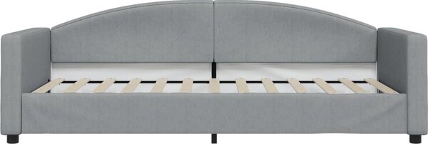 VidaXL Válenda s přistýlkou a zásuvkami 90 x 200 cm textil [3197228] Barva: Černá