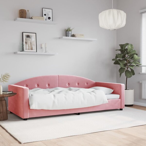 VidaXL Válenda 90 x 200 cm samet [354139] Barva: světle šedá