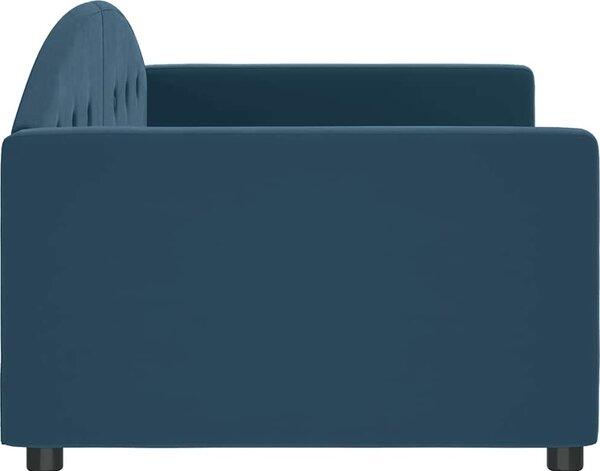 VidaXL Válenda 90 x 200 cm samet [354139] Barva: světle šedá
