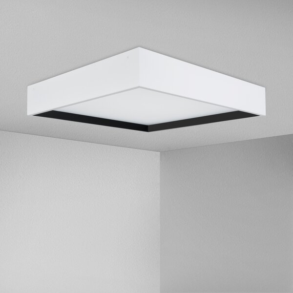 ZAHO Stropní LED svítidlo ATRO 600, 32W, 60x60 cm Barva: Bílá, Teplota světla: 3000K - teplá bílá, Stmívání, řízení: ON/OFF (bez stmívání)