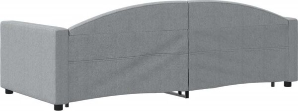 VidaXL Válenda s přistýlkou a zásuvkami 90 x 200 cm textil [3197228] Barva: Černá