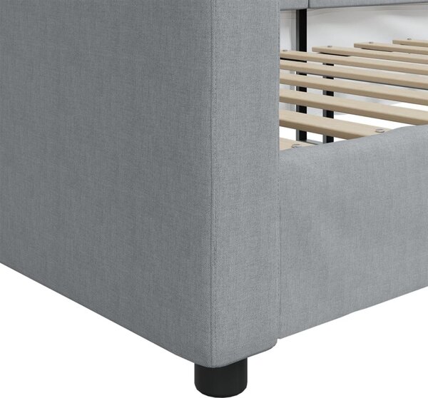 VidaXL Válenda 100 x 200 cm textil [354118] Barva: světle šedá