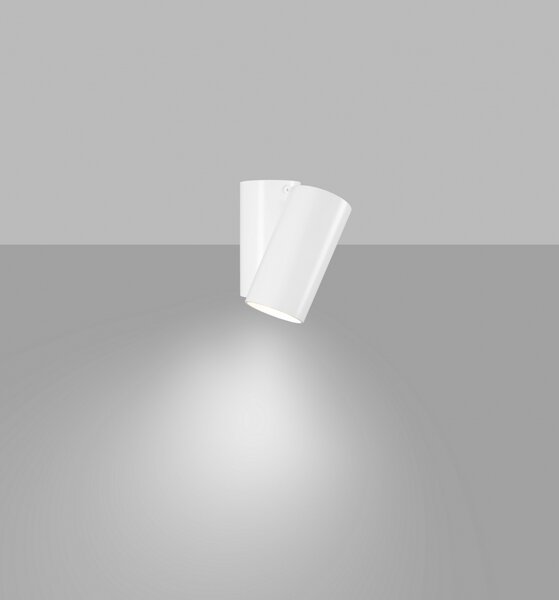 ZAHO Stropní LED svítidlo NOK MD1, 6W, v. 125 mm, 50° Barva: Bílá, Teplota světla: 3000K - teplá bílá