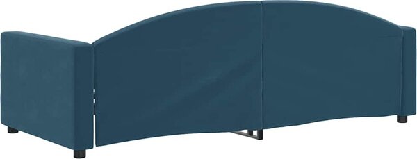 VidaXL Válenda 90 x 200 cm samet [354139] Barva: světle šedá