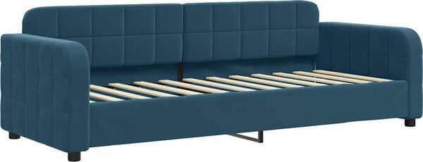 VidaXL Válenda s přistýlkou 80 x 200 cm samet [3196921] Barva: Tmavě šedá