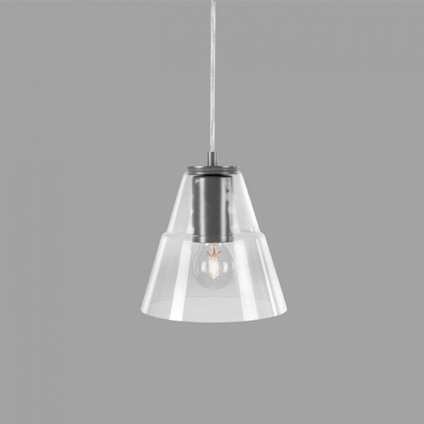 ZAHO Závěsné svítidlo SOL GLASS, 60W, ⌀175 mm Barva: Bílá