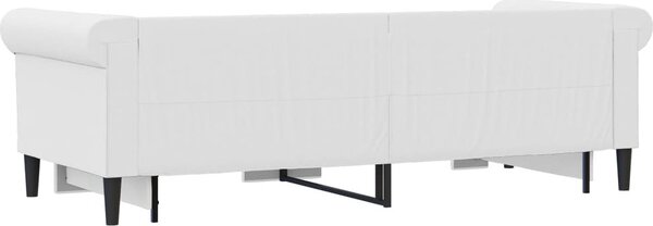 VidaXL Válenda s přistýlkou 90 x 200 cm umělá kůže [3197726] Barva: krémová