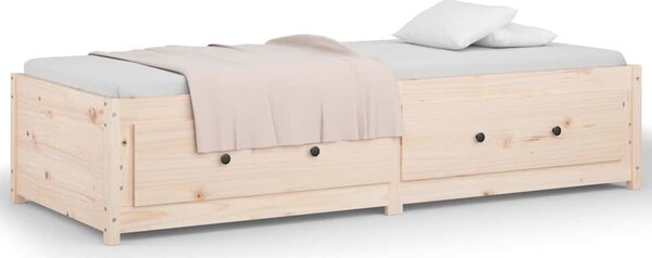 VidaXL Válenda bez matrace 80 x 200 cm masivní borovice [821588] Barva: Přírodní