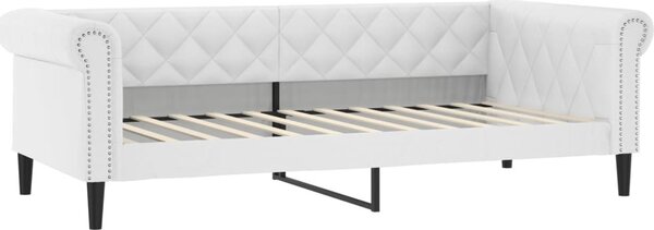 VidaXL Válenda s přistýlkou 90 x 200 cm umělá kůže [3197726] Barva: krémová