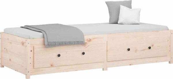 VidaXL Válenda bez matrace 80 x 200 cm masivní borovice [821588] Barva: Přírodní