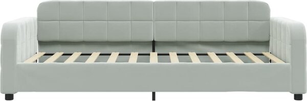 VidaXL Válenda s přistýlkou a zásuvkami 90 x 200 cm samet [3196977] Barva: Růžová