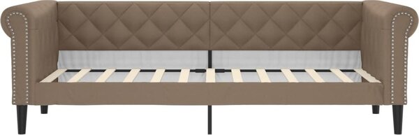 VidaXL Válenda s přistýlkou 90 x 200 cm umělá kůže [3197726] Barva: krémová