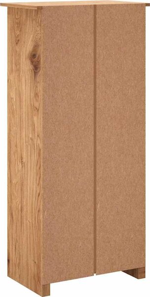 VidaXL Šatní skříň 80 x 50 x 171,5 cm masivní borovice řada Panama [282665] Barva: Bílá