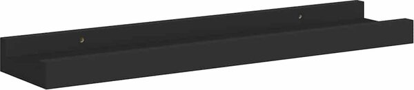 VidaXL Poličky na zarámované obrázky 2 ks 40 x 9 x 3 cm MDF [323934] Barva: Černá