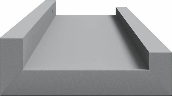 VidaXL Poličky na zarámované obrázky 2 ks 40 x 9 x 3 cm MDF [323934] Barva: Černá