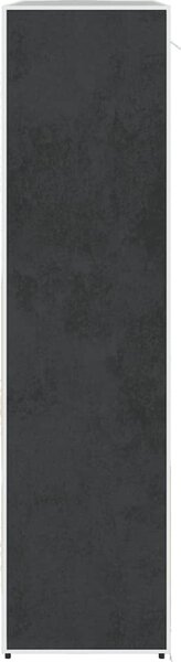 VidaXL Látková šatní skříň s přihrádkami a tyčemi 45x150x176 cm [240495] Barva: Černá