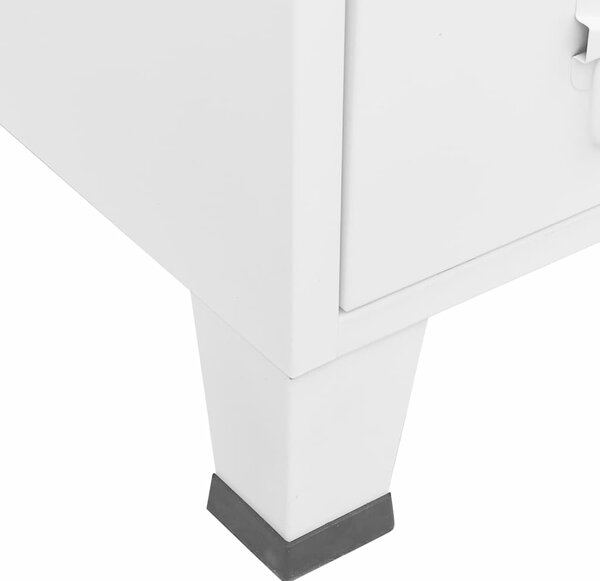 VidaXL Industriální šatní skříň 67 x 35 x 107 cm ocel [339611] Barva: Černá
