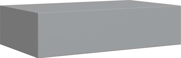 VidaXL Nástěnné police se zásuvkami 2 ks 40 x 23,5 x 10 cm MDF [330246] Barva: Bílá