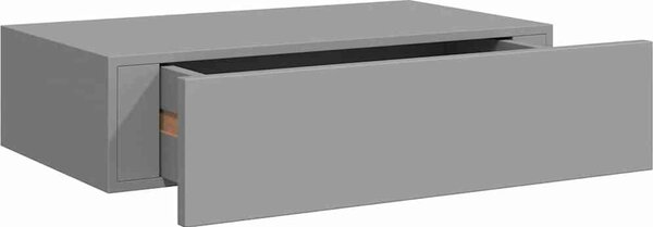 VidaXL Nástěnné police se zásuvkami 2 ks 40 x 23,5 x 10 cm MDF [330246] Barva: Bílá