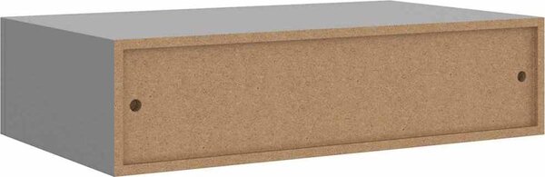 VidaXL Nástěnné police se zásuvkami 2 ks 40 x 23,5 x 10 cm MDF [330246] Barva: Bílá
