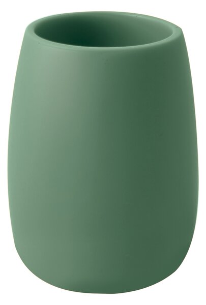 Spirella kelímek na kartáčky SVEN, zelený, polyresin