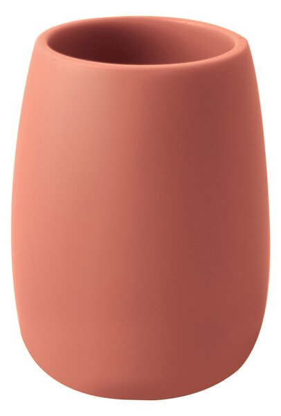 Spirella kelímek na kartáčky SVEN, starorůžový, polyresin