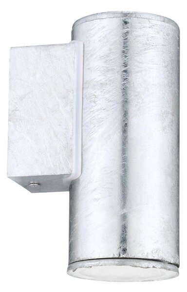 Eglo 30908 - LED Venkovní nástěnné svítidlo RIGA 1xGU10/2,8W/230V IP44 stříbrná