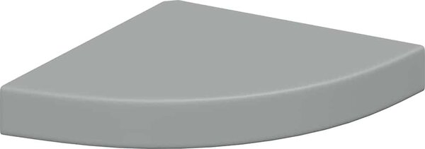 VidaXL Nástěnné rohové police 4 ks 25 x 25 x 3,8 cm MDF [323903] Barva: Betonová šedá