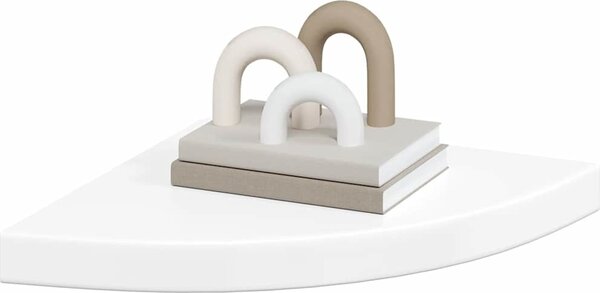 VidaXL Nástěnné rohové police 2 ks 35 x 35 x 3,8 cm MDF [323908] Barva: dub