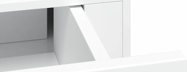 VidaXL Nástěnná police se zásuvkou 40 x 23,5 x 10 cm MDF [330243] Barva: Černá