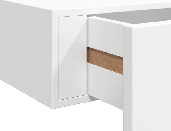 VidaXL Nástěnná police se zásuvkou 40 x 23,5 x 10 cm MDF [330243] Barva: Černá