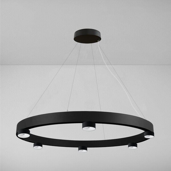 ZAHO Závěsné LED svítidlo BEE, 31W, ø 983 mm, 60° Barva: Bílá, Teplota světla: 3000K - teplá bílá, Stmívání, řízení: ON/OFF (bez stmívání)
