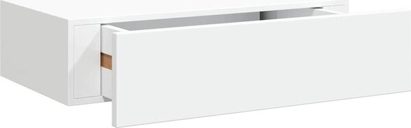 VidaXL Nástěnná police se zásuvkou 40 x 23,5 x 10 cm MDF [330243] Barva: Černá