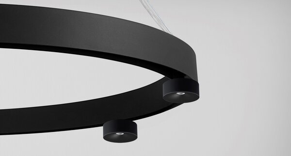 ZAHO Závěsné LED svítidlo BEE, 31W, ø 983 mm, 60° Barva: Bílá, Teplota světla: 3000K - teplá bílá, Stmívání, řízení: ON/OFF (bez stmívání)