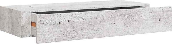 VidaXL Nástěnná police se zásuvkou 60 x 23,5 x 10 cm MDF [330259] Barva: Dub a bílá