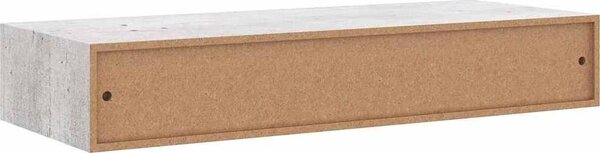 VidaXL Nástěnná police se zásuvkou 60 x 23,5 x 10 cm MDF [330259] Barva: Dub a bílá