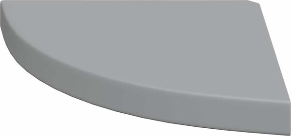 VidaXL Nástěnná rohová police 35 x 35 x 3,8 cm MDF [323922] Barva: Černá