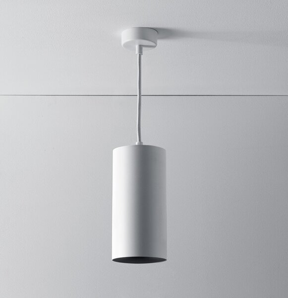 ZAHO Závěsné LED svítidlo CAPS SD, 10W, v. 200 mm, 60° Barva: Bílá, Teplota světla: 3000K - teplá bílá, Stmívání, řízení: ON/OFF (bez stmívání)