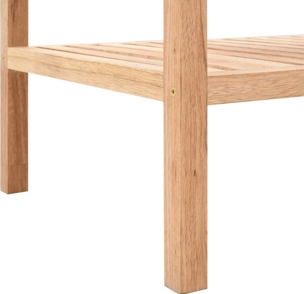 VidaXL Koupelnový regál masivní ořechové dřevo 100 x 40 x 65 cm [247100]