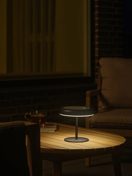 Venkovní přenosná solární LED lampa Nordlux Elmer Solar, IP44 Barva: Černá