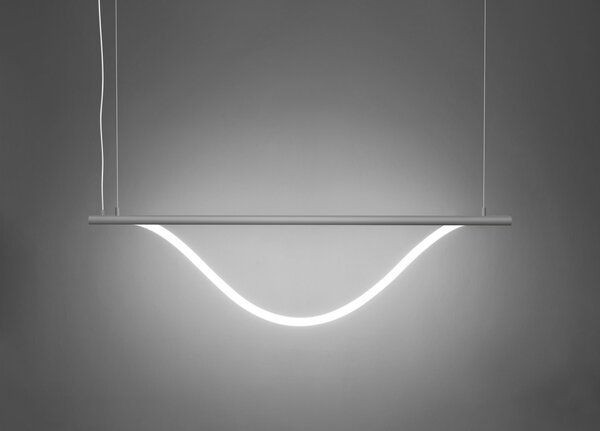ZAHO Závěsné LED svítidlo SPRITZER 2, 34W, d. 140 cm Barva: Černá, Teplota světla: 3000K - teplá bílá, Stmívání, řízení: ON/OFF (bez stmívání)