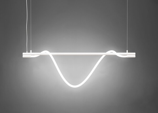 ZAHO Závěsné LED svítidlo SPRITZER, 34W, d. 140 cm Barva: Černá, Teplota světla: 3000K - teplá bílá, Stmívání, řízení: ON/OFF (bez stmívání)