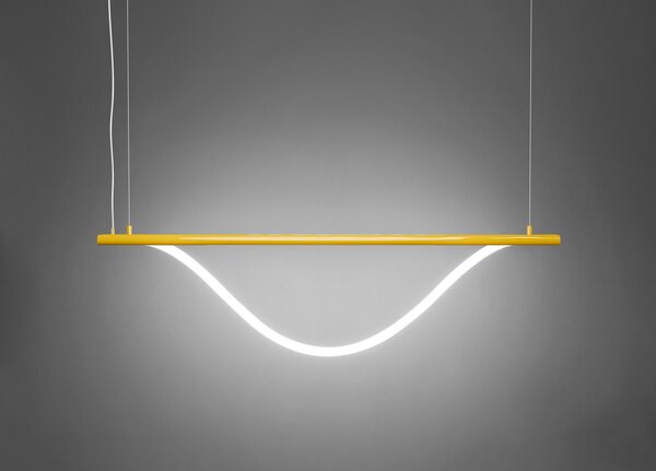 ZAHO Závěsné LED svítidlo SPRITZER 2, 34W, d. 140 cm Barva: Černá, Teplota světla: 3000K - teplá bílá, Stmívání, řízení: ON/OFF (bez stmívání)