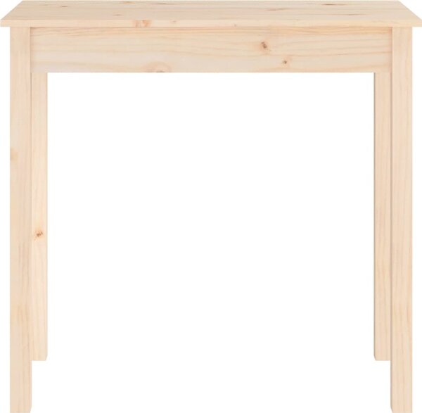 VidaXL Konzolový stolek 80 x 40 x 75 cm masivní borové dřevo [814244] Barva: Bílá