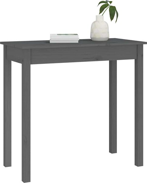 VidaXL Konzolový stolek 80 x 40 x 75 cm masivní borové dřevo [814244] Barva: Bílá