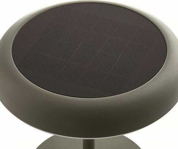 Venkovní přenosná solární LED lampa Nordlux Elmer Solar, IP44 Barva: Černá