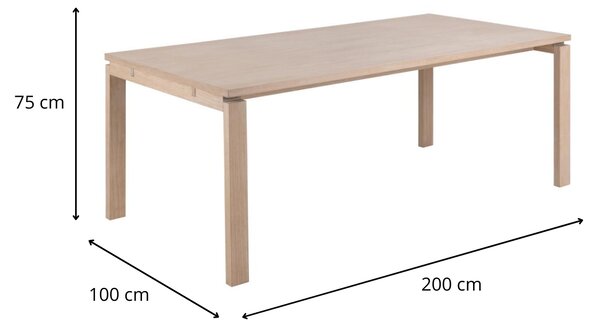 Actona Jídelní stůl Linley dub bardolino