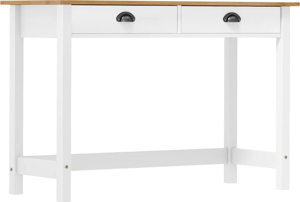 VidaXL Konzolový stolek Hill 2 zásuvky 110x45x74 cm borové dřevo [288991] Barva: Hnědá